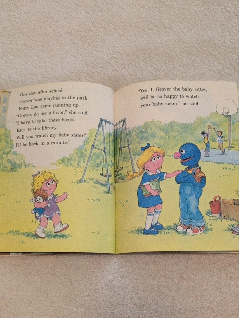 Sesame Street Board Book Bundle Ernie Grover Early Readers Vintage Kids